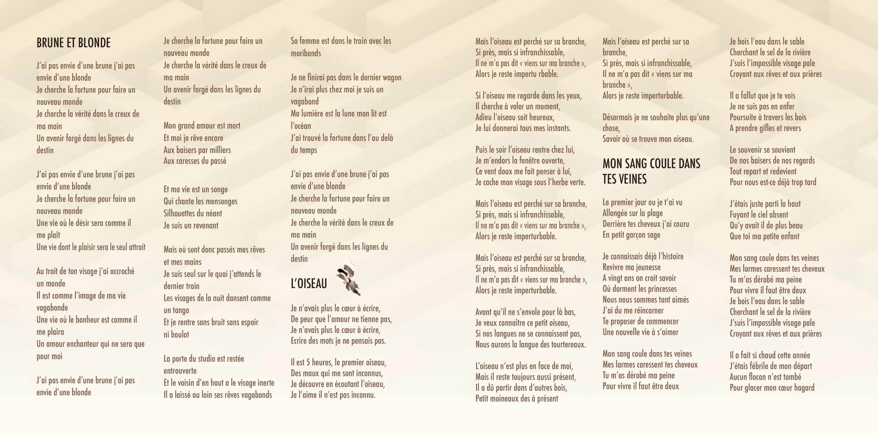 ROOP – Livret paroles 1